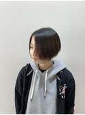 ショートボブ後ろ刈り上げ短いボブスタイル