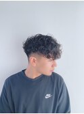 メンズの新定番スペインカール、フェードカット