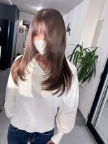 キング 枚方店(K!ng)&nbsp;縮毛矯正髪質改善ハイライトレイヤーカット枚方美容室エクステ