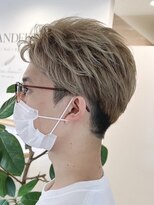 グランデュール 東静岡池田店(GRANDEUR)&nbsp;スパイキーショートビジネスショートツーブロックフェード短髪