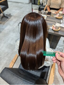 アヴァンス 和泉中央店(AVANCE) 髪質改善ストレート×ナチュラルブラウン