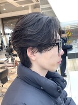 渋谷緩めフェザーパーマニュアンスパーマセンターパート19時以降