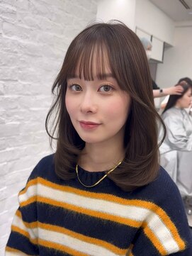 アマトウキョウ 表参道(AMA TOKYO) 【川角綾花】20代30代40代◎小顔レイヤースタイル
