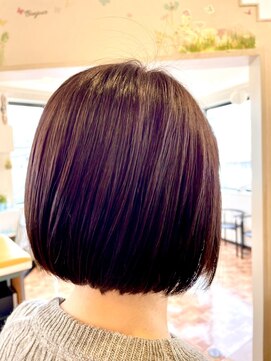 美容室プラザ 王寺店 大人のボブ