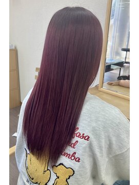 エデンバイクート(eden by ku-to) ワインレッドカラー(小山市/小山市美容室/小山駅)