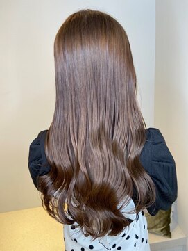 ジーナ 船橋(Zina) 髪質改善＊くびレイヤーピンクベージュ＊美髪【Zina船橋】