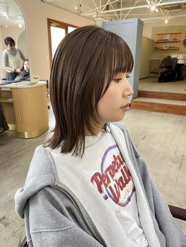 キュオンシア(CUEON. ciea) インナーレイヤー×グレージュ