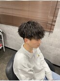 滋賀/南草津/メンズ美容室/波巻きツイストスパイラルパーマ