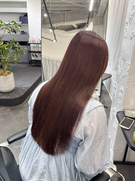 レイヴ(RAVE) 髪質改善ストレート×カシスブラウン