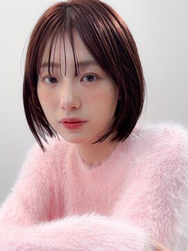 アンアミ シブヤ(Un ami shibuya) ボブ/丸みボブ/ぽつっとボブ/カシスブラウン/カシスカラー