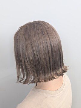 ウィズ 本店(With) 外ハネボブ ミルクティベージュ 20代30代40代