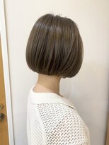 モリオ フロム ロンドン 成増店&nbsp;【morio成増/一戸】大人かわいいボブオリーブアッシュ