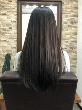 ハサミバイアトリエナガノ 千葉(8sami by atelier nagano) デザインカラー／レイヤーカット/ウエットヘア/オリーブベージュ