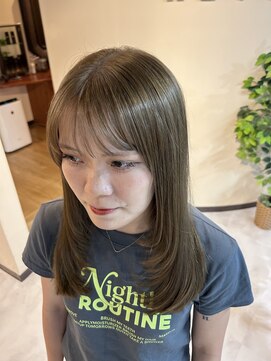 ブリッツ レボ(BLITZ-REVO) ブリーチなしダブルカラー/ olive beige