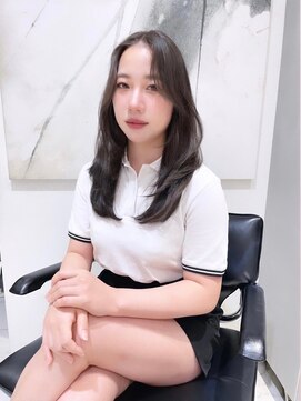 ヘアサロン ガリカ 表参道(hair salon Gallica) 【田中杏実】韓国ハイレイヤー×透明感グレージュカラー