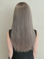 シェリール(CHERiR)&nbsp;大人可愛いブリーチなしホワイトブロンドロングストレートヘア