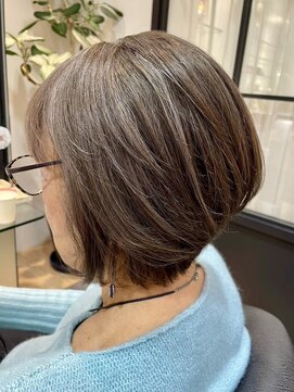 富士見ヶ丘大人ショートボブレイヤーボブ顔周りレイヤーカット