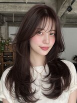 ジュール サウス 新宿南口(Joule South)&nbsp;ダブルカラー/前髪カット/インナーカラー/レイヤーカット/韓国