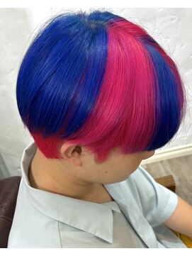 ラウラアンドロー(LAURA&RO) ダブルカラー/ケアブリーチ/インナーカラー/ベージュ【塚口】