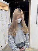 レイヤーカット顔周りレイヤー顔周りカット赤羽美容室ハイトーン