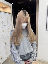 アジールヘア 赤羽駅南口店(agir hair)&nbsp;レイヤーカット顔周りレイヤー顔周りカット赤羽美容室ハイトーン