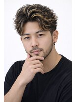 オールバーバー(OR BARBER) ハイライト メッシュ ショート メンズ