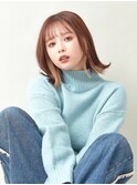 ふわっとくびれた外ハネボブ×大人ガーリー