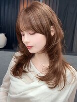 ユアーズヘアー センター南店(youres hair)&nbsp;耳掛けレイヤースタイル