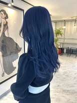 ヴィア 京都烏丸(Via) ネイビーブルー/ネイビー/ケアブリーチ/髪質改善/10代20代30代