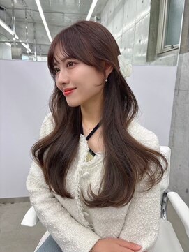 リアンバイアリュール(Lian by Allure) 顔まわりカットレイヤーカット韓国巻き