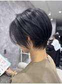 大人ハンサムショート/前下りショート