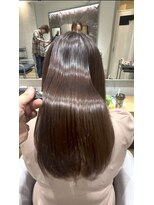 フィゼル あべのルシアス店(Aujua fizelle) 髪質改善カラー×ミルクティーカラー