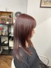 似合わせカット+透明感カラー+コアミープレミアム補修トリートメント