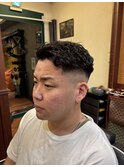 MEN'Sスキンフェードカットスタイルメンズバーバーカット