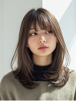 ダル 渋谷/表参道(DAL.)&nbsp;ミディアムレイヤー/ミルクティーベージュ/ハッシュカット