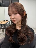 大阪/心斎橋/チョコレートブラウン/レイヤーカット/ダブルカラー