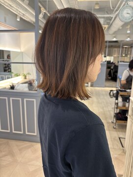 シェノン 赤羽店(CHAINON) ウルフボブレイヤーカット外ハネスタイリング小顔バング赤羽
