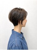 50代ショート丸みショート