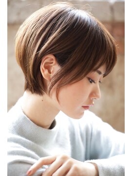 カライングドゥ(ing deux) 20代30代40代50代ひし形デジタルパーマエアリーミディ黒髪