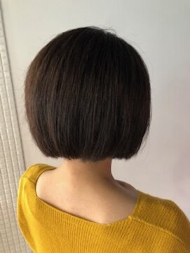 スタジオ アルファプラス 日暮里店(studio α+) ブラウン×小顔補正立体ボブ♪【スタジオアルファプラス日暮里】