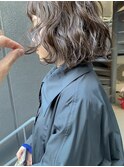 【daughter 尾花】透け感バイオレットアッシュ×ボブ