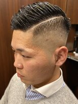 ヒロギンザ 青山店(HIRO GINZA)&nbsp;スキンフェード七三スタイル【外苑前/青山/表参道/理容室】