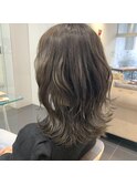 外ハネレイヤー×ミルクティグレージュ【きむら】