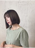 髪質改善！丸みボブ