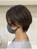 柔らか丸みショート（ツーブロック）
