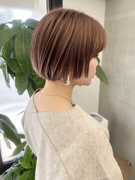 アンバー(UMBER) ミルクティーベージュ　全頭ブリーチ