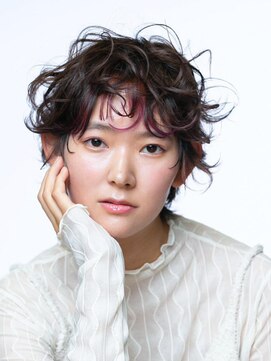 アース 栄店(HAIR&MAKE EARTH) 垢抜けカール×前髪インナーカラー
