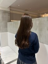 ガリカ(Gallica kinshicho)&nbsp;<haruka>ブリーチなしダブルカラーで叶う透け感ショコラブラウン