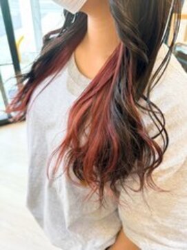 リコラックスビー 中百舌鳥(LICO LUXBE) インナーカラー＿カシスピンク