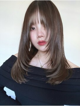 ハピネス 梅田茶屋町店(HAPPINESS) 韓国くびれロング レイヤーオルチャン小顔前髪 艶髪